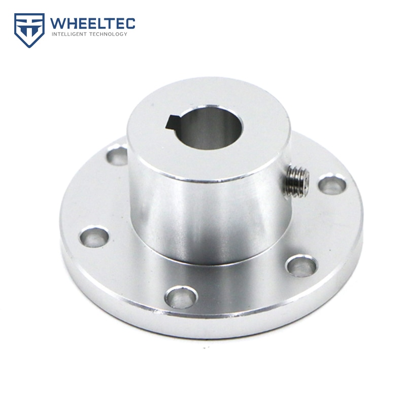 Omni wheel Flange Coupling Aluminum alloy diameter 5 6 8 10mm 12 14 15 16 18 mm keyway coupling