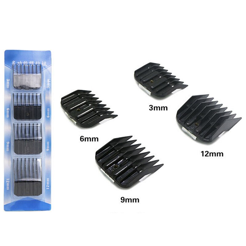 4Pcs Universal Hair Clipper Limit Comb Replacement Guide Attachment Size Barber: N3