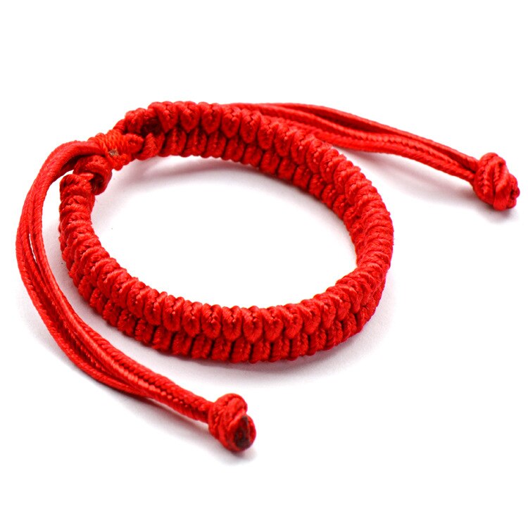 Minimalist Handmade Red Thread Bracelet Women Lucky Braided Rope Bracelet Femme Hand Chain 7 Knot Jewelry: 8 3