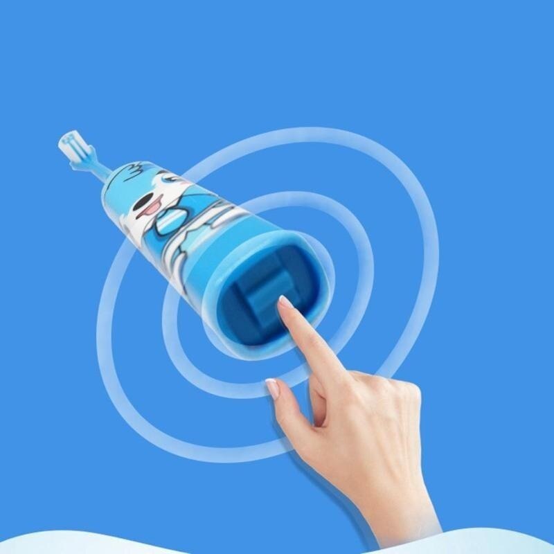 New Children Electric Toothbrush Automatic Ultrasonic Waterproof Cartoon Toothbrush Children&#39;s Life Education And Nursing Tools