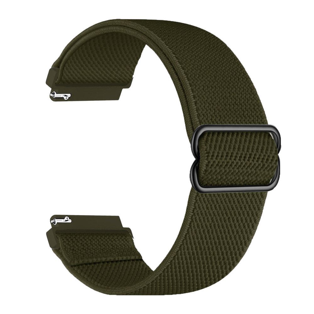 20mm/22mm -reim til amazfit gts 4//2/2e/3/ gts 2 mini/gtr 4/3/ pro/gtr 2/47mm/ stratos, elastisk nylonklokkearmbånd, amazfit bip-rem: Xxl / Himmelblå