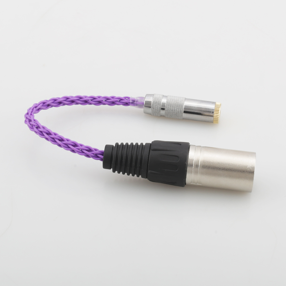 Audiocrast Hifi 4pin Gebalanceerde Xlr Male Naar 3.5Mm Stereo Vrouwelijke Audio Adapter Kabel 3.5Mm Naar Xlr Gebalanceerde kabel Connector