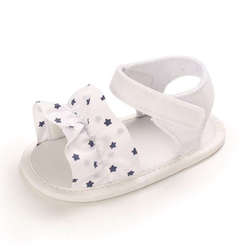 Neugeborenen kleinkinder mädchen sommer offene spitze gleitschutz weichen boden flache schöNe prinzessin sandalen und bowknot 0 zu 18 monate