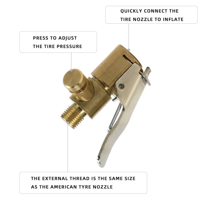 Handpiece on the wheel pump hose, fitting adapter, quick release pump handpiece, pump clamp nozzle