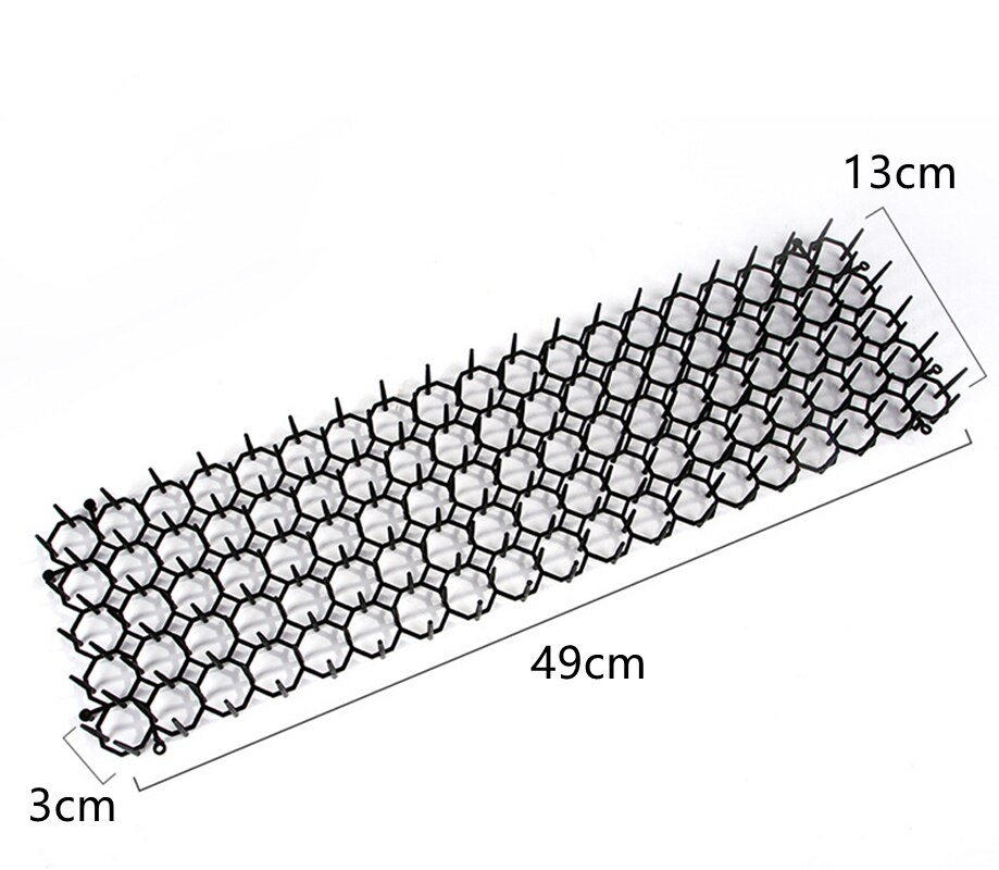 49x13x3cm Plastic Anti-Cat Dogs Repellent Mat Garden Protector Cat Mats Keep Cats Away Safe Spike Thorn Mat Pets Supplies