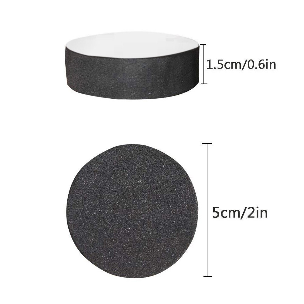 24PCS Self-Adhesive Potted Mat Flower Pot Mat Plant Feet Riser Pad Round Invisible Natural Rubber Flowerpot With Adhesive