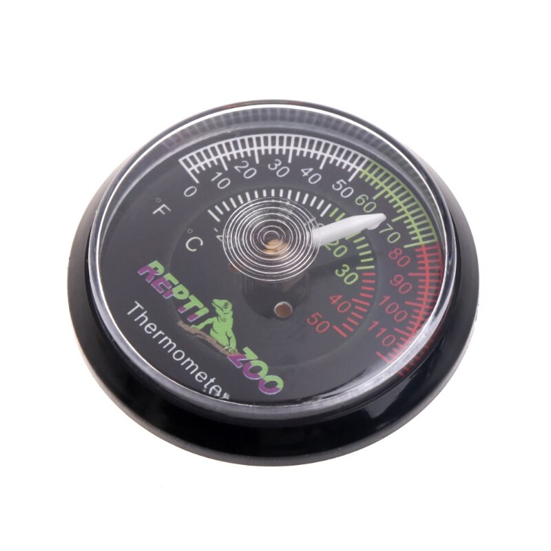 Reptiel schildpad thermometer temperatuurmeter analoge meter vivarium kweekbak