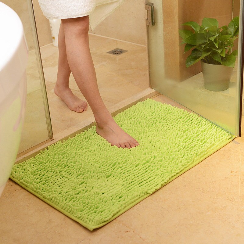 Tapis de bain grande taille bon marché, tapis épais à mémoire de forme, tapis de bain, salle de bain, salon, porte de salle de bain, tapis de pied absorbant B: Fruitgreen