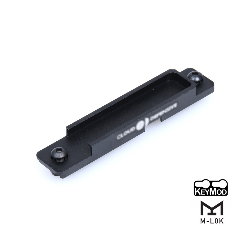 Surefire-linterna de luz exploradora M600 M300, cinta remota, interruptor de almohadilla de presión, Mlok Keymod, accesorios de placas de montaje en riel de 20mm: Azul cielo