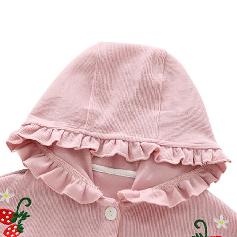 -né enfants vêtements bébé fille manteau manteau coton velours tricoté pull à capuche manteau vêtements pour enfants bambin filles