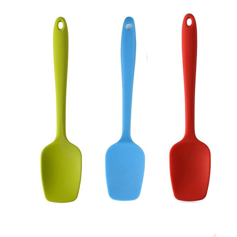 3PCS Silicone Spatula for Frying Pan Food Grade Silicone Spoon for Kitchen Spatula Non-Stick Cooking Baking Accessories Tool: Mix 2