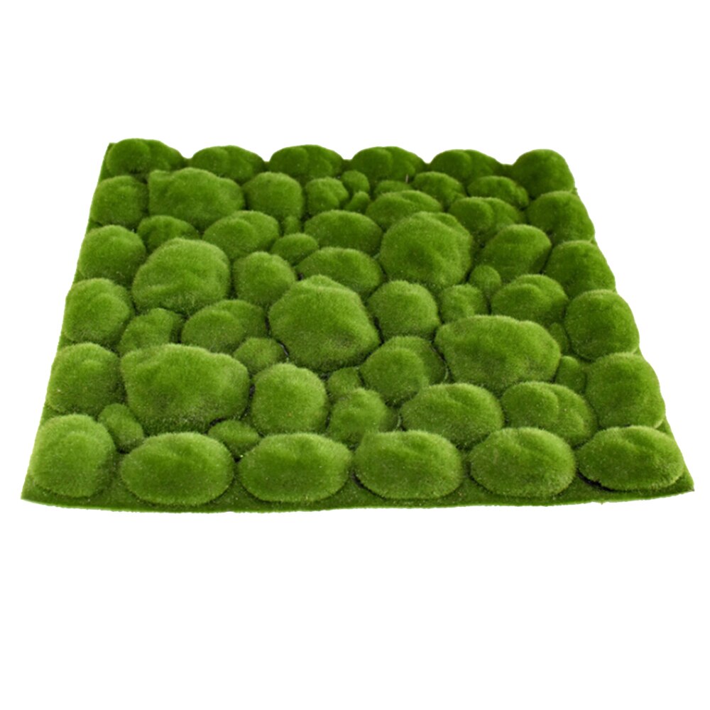 29/50cm cuadrado césped Planta Artificial hogar planta de simulación Fondo pared musgo para césped verde Sod decoración de ventanas interiores