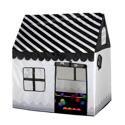 Divertente Per Bambini Oceano Piscina di Palline Pieghevole Interattivo Casa Gioco Al Coperto Del Basamento Esterno Tenda Regalo Del Giocattolo: Black White Plaid