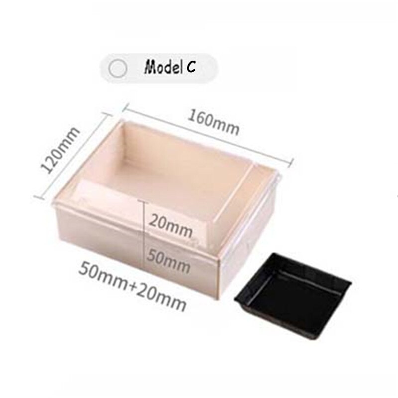 Disposable Wood Lunch Box Japanese Sushi Case Salad Wrapping Food Container Sashimi Tempura Foldable Wood Boxes Packing Tools: Model C