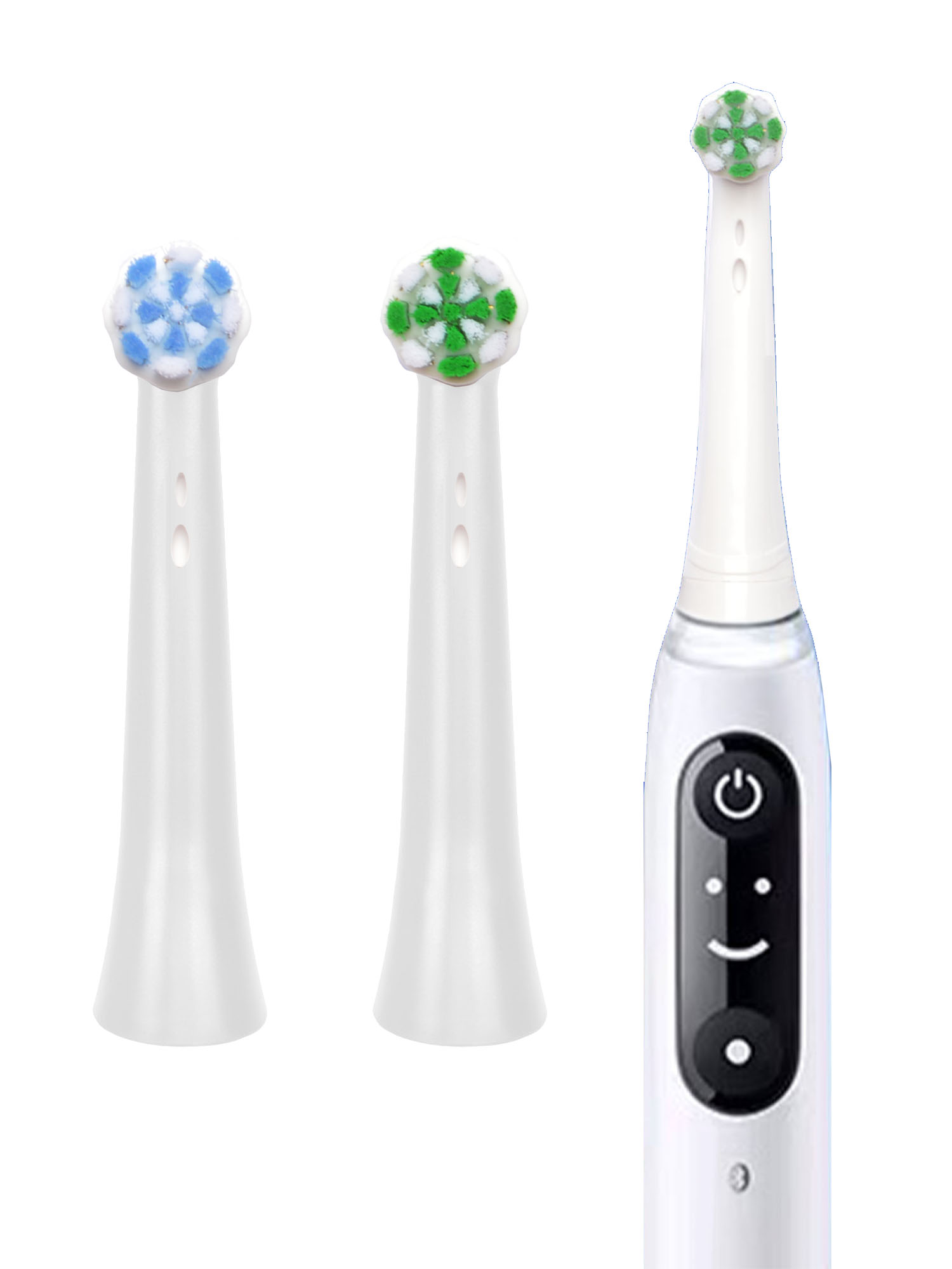 4 Stuks Vervanging Opzetborstels Compatibel Met Voor Braun Oral B IO 3 4 5 6 7 8 9 10 Serie elektrische Tandenborstel