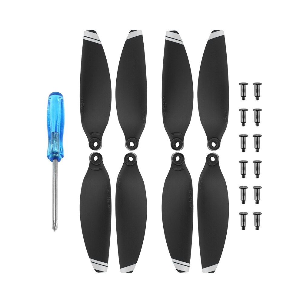 4726 Propeller Props Blade Replacement for DJI Mini 2/SE Drone Light Weight Wing Fans Spare Parts for mini 2/SE Accessory: Silver 2 pair