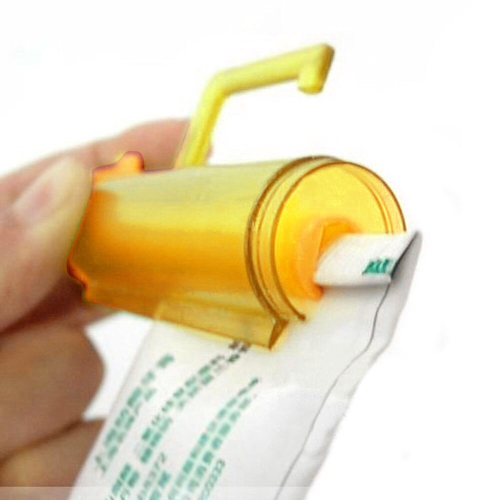 Rolling Squeezer Tandpasta Dispenser Tube Sucker Opknoping Houder # T2