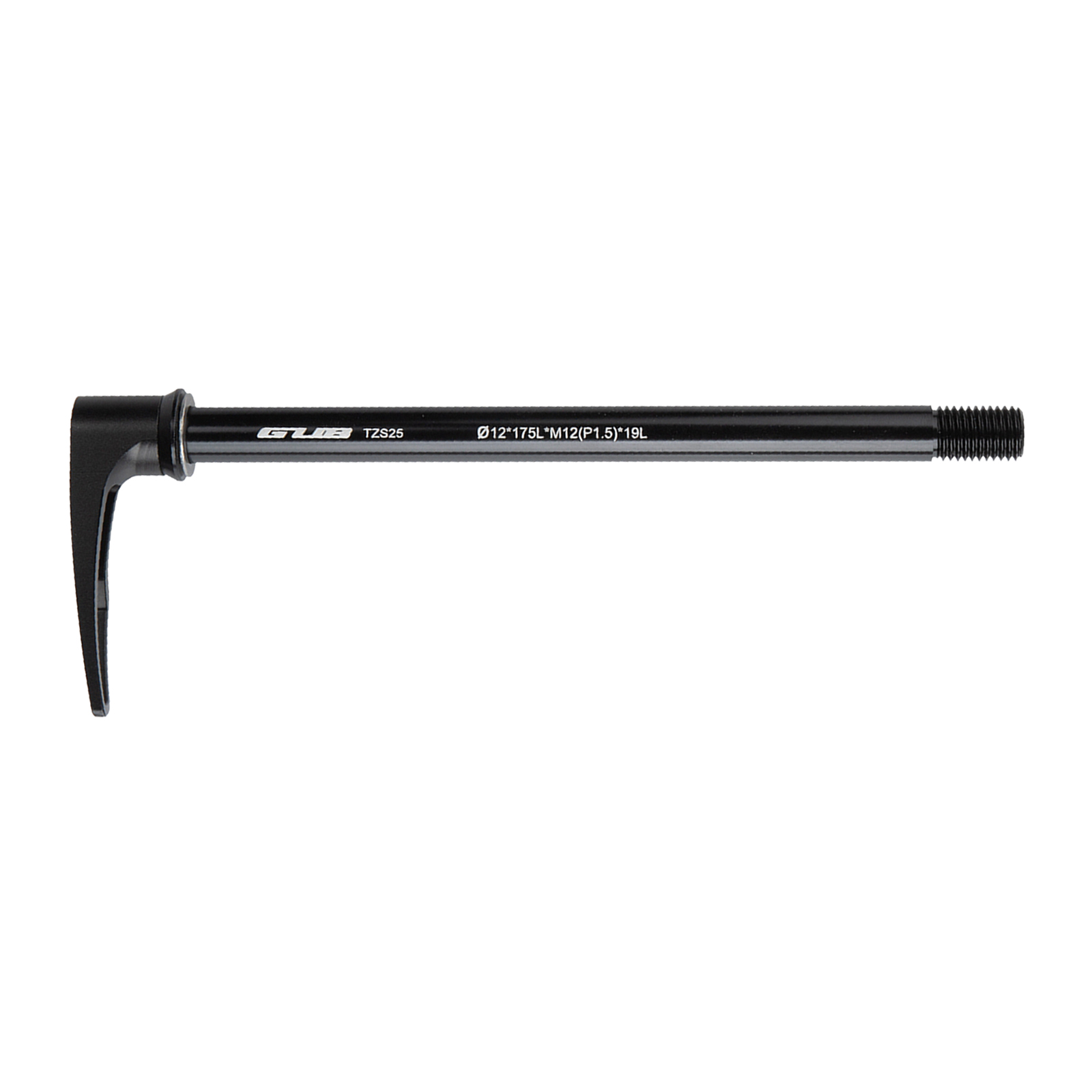 Bicycle Thru Axle Bike Quick Release Mountain Bike Hubs Tube Shaft Skewers Rear Axle 12x142 12x148 M12 P1.75 P1.5 P1.0 Axle: 175L P1.5 19L Handle