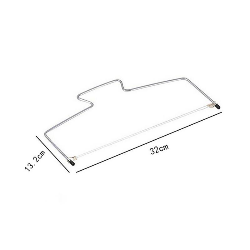 Sponge Cake Adjustable Layer Slicer Cutting Levelling Wire Adjustable Cake Slicer Dual-Layers Cake Cutter Baking Accessory: Default Title