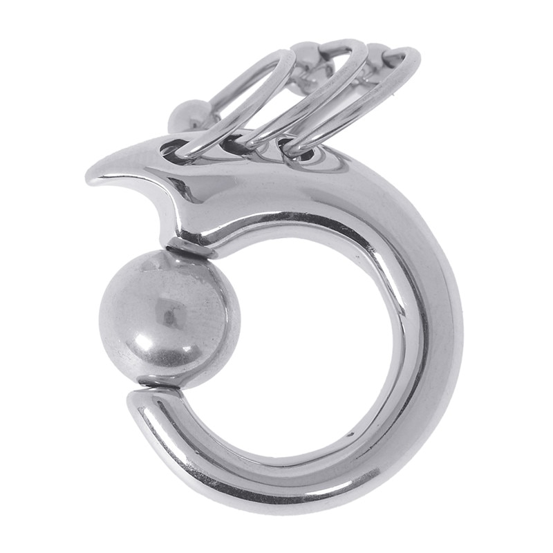 Bouchon D'oreille Tunnel Semi-rond Chair - Piercing étireur En Acier Chirurgical