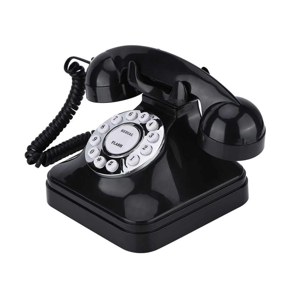 Téléphone portable Vintage noir multifonction en plastique pour la maison, le bureau et l&#39;hôtel, rétro, ligne fixe, WX-3011