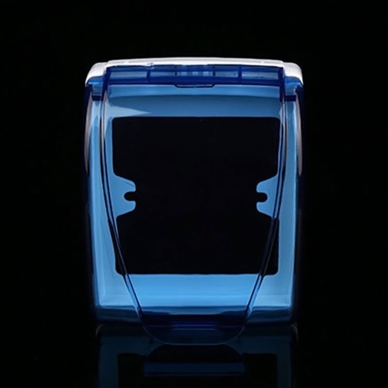 Plastic Muur Schakelaar Waterdicht Cover Doos Wandlamp Panel Socket Deurbel Flip Cap Cover Clear Badkamer Keuken Accessoire