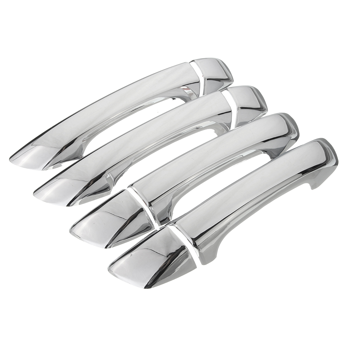 4 STKS ABS Chrome Auto Exterieur Body Side Deur Molding Protector Cover