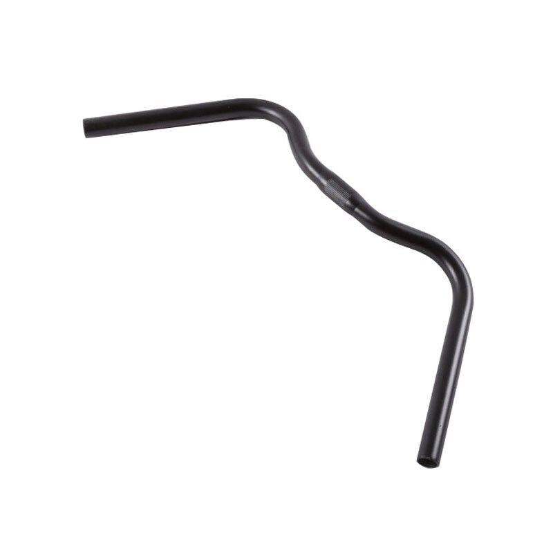 Retro Fiets Fixed Gear Stuur Aluminium Dames Fiets Stuur 550*25.4 Mm Fietsstuur CSW002: black