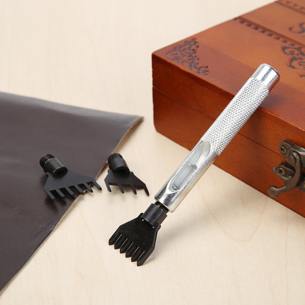 10pcs/lot Punch Tool Leather craft Tools Leather Hole Stitching for Leather Belt High Strength Steel Clothes Punching