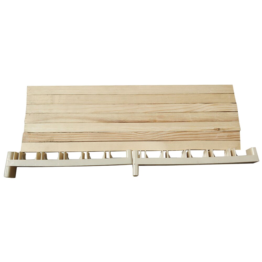 Bee Keeping Royal Jelly Frame Rearing Queen Cultivation Plastic Side Installation Removable Recycling Of Double Row Wooden Tool