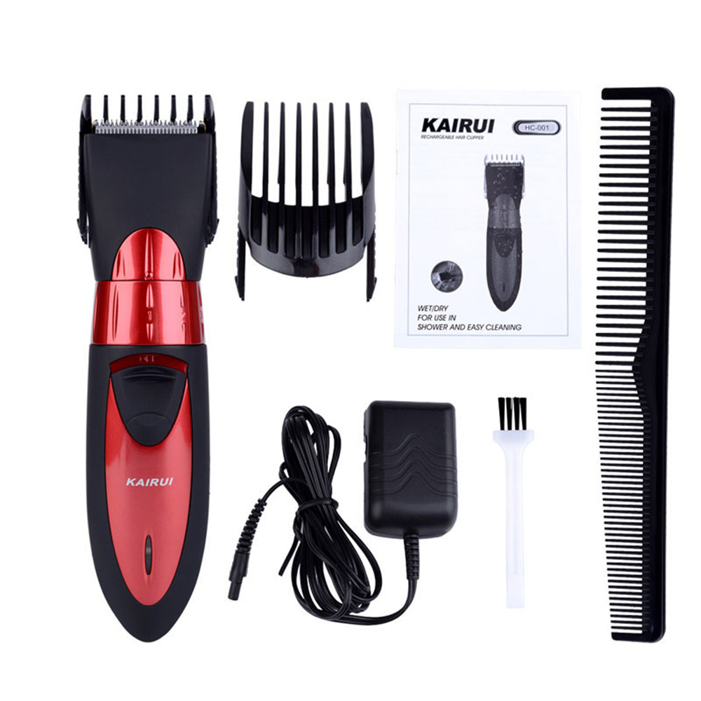 220-240V KaiRui Hair Clipper Razor Shaver Hair Trimmer Haircut Machine Haircutting Rechargeable Hair Cutting Clipper Tool