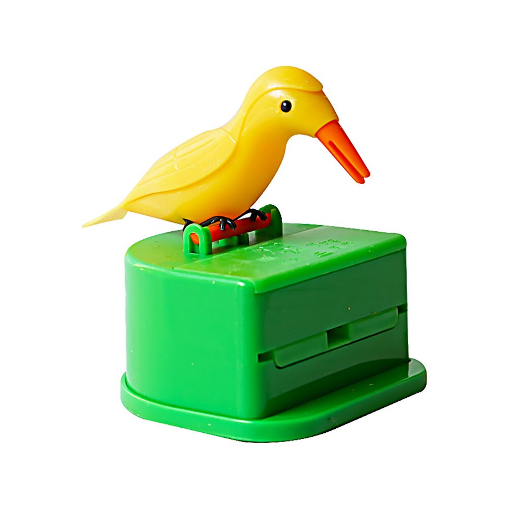 1Pc simpatico colibrì stuzzicadenti distributore automatico uccello stuzzicadenti scatola con stuzzicadenti pulizia denti segreto Stash Tandenstokers: B