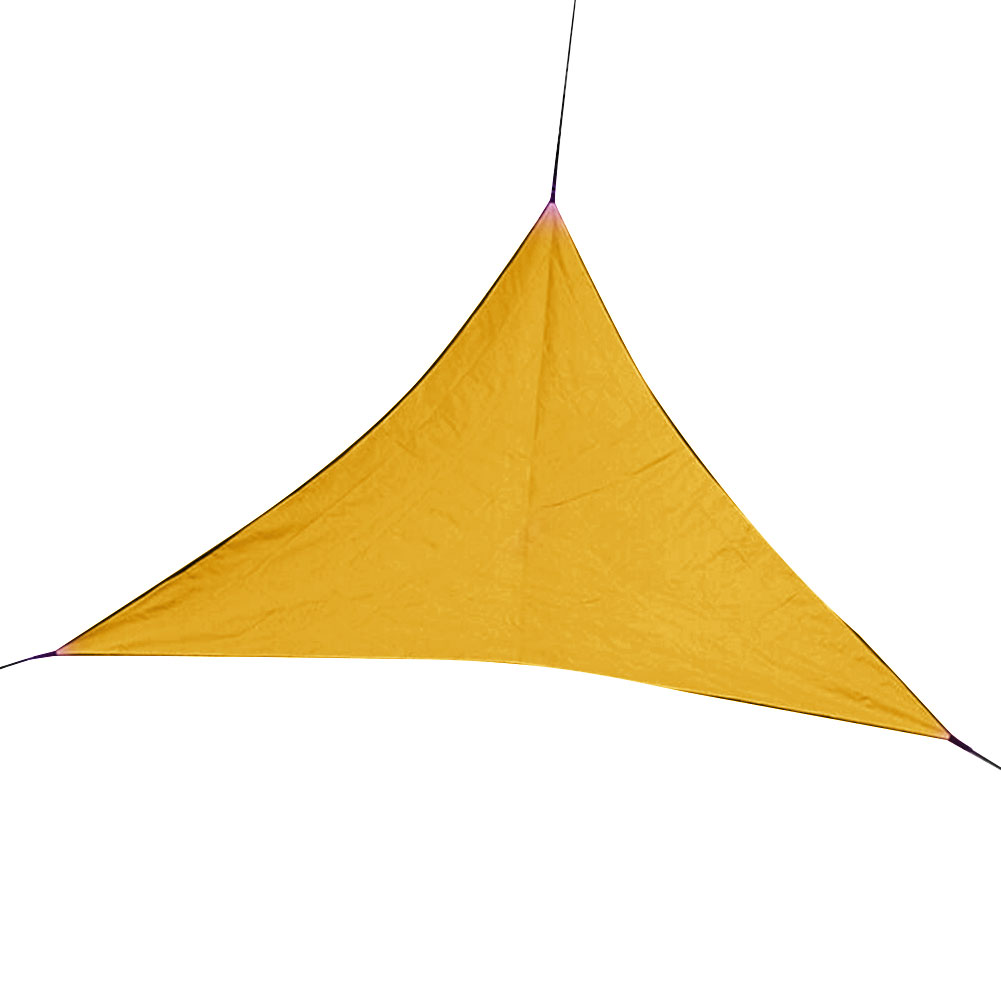 3/4/6m Outdoor Awnings Triangle Sun Shelter Sunshade Tent Canopy Garden Patio Camp Awning Cloth Garden Shade Tools: Orange 6m