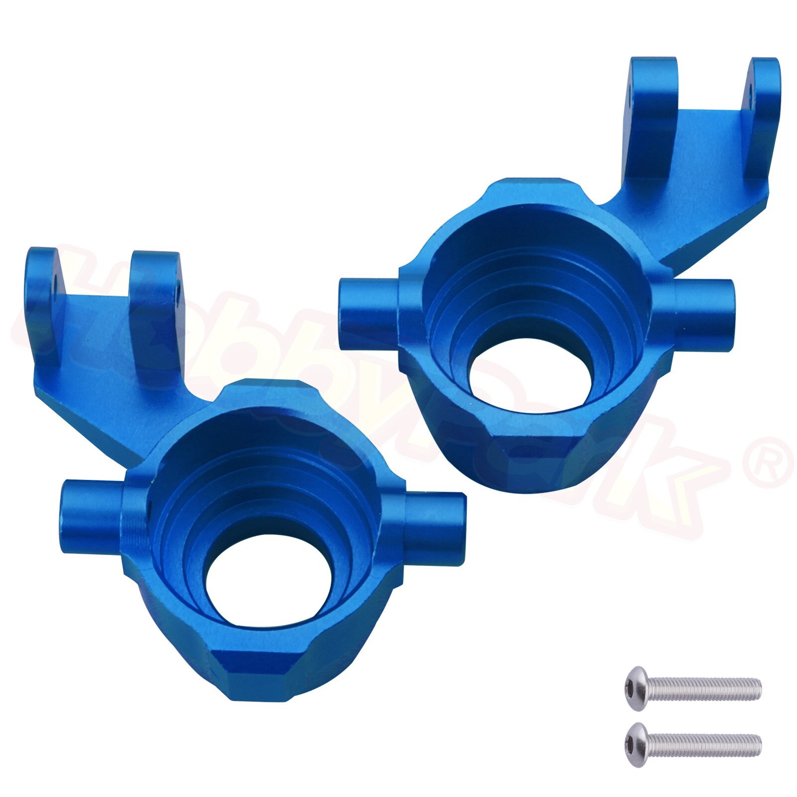 Aluminium Steering Blokken Voor Fusees (Links &amp; Rechts), vervangende Onderdelen Van 8937 Voor 1/10 Traxxas Maxx Upgrades: Blue 9733