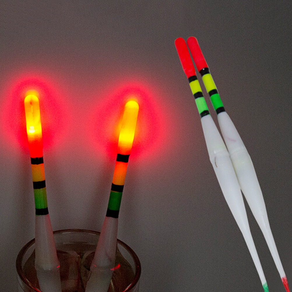 1PC inteligentny święcący spławik wędkarski przynęta na ryby doprowadziło światło zmienia kolor automatyczna noc elektroniczna zmiana boja świecące w ciemności