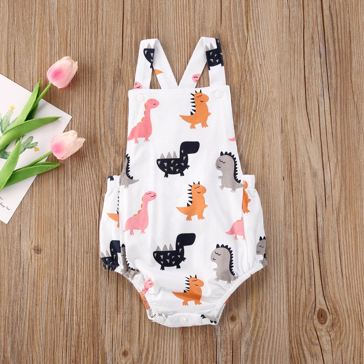 4 stijlen baby meisjes jongens dieren bodysuits mouwloos cartoon print zomer jumpsuits outfit 0-18m