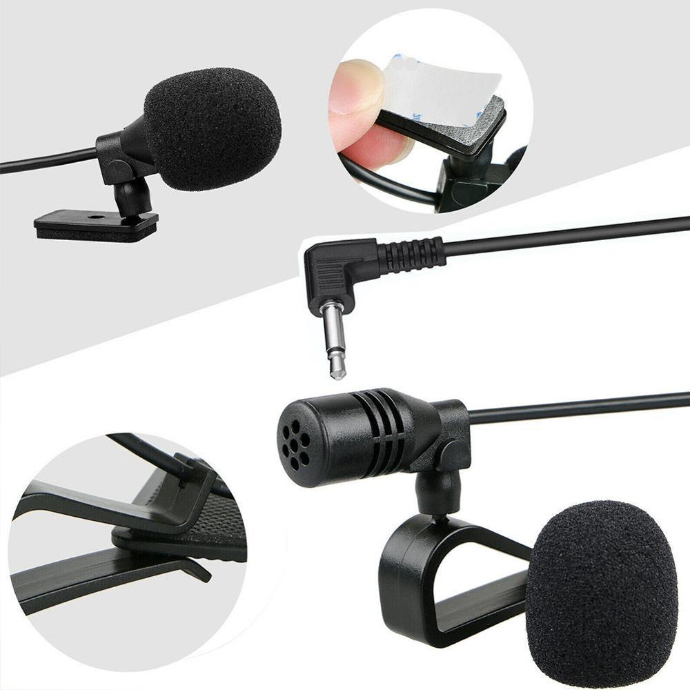 3.5mm External Microphone - Audio Activated Vehicle Mic for GPS DVD Player