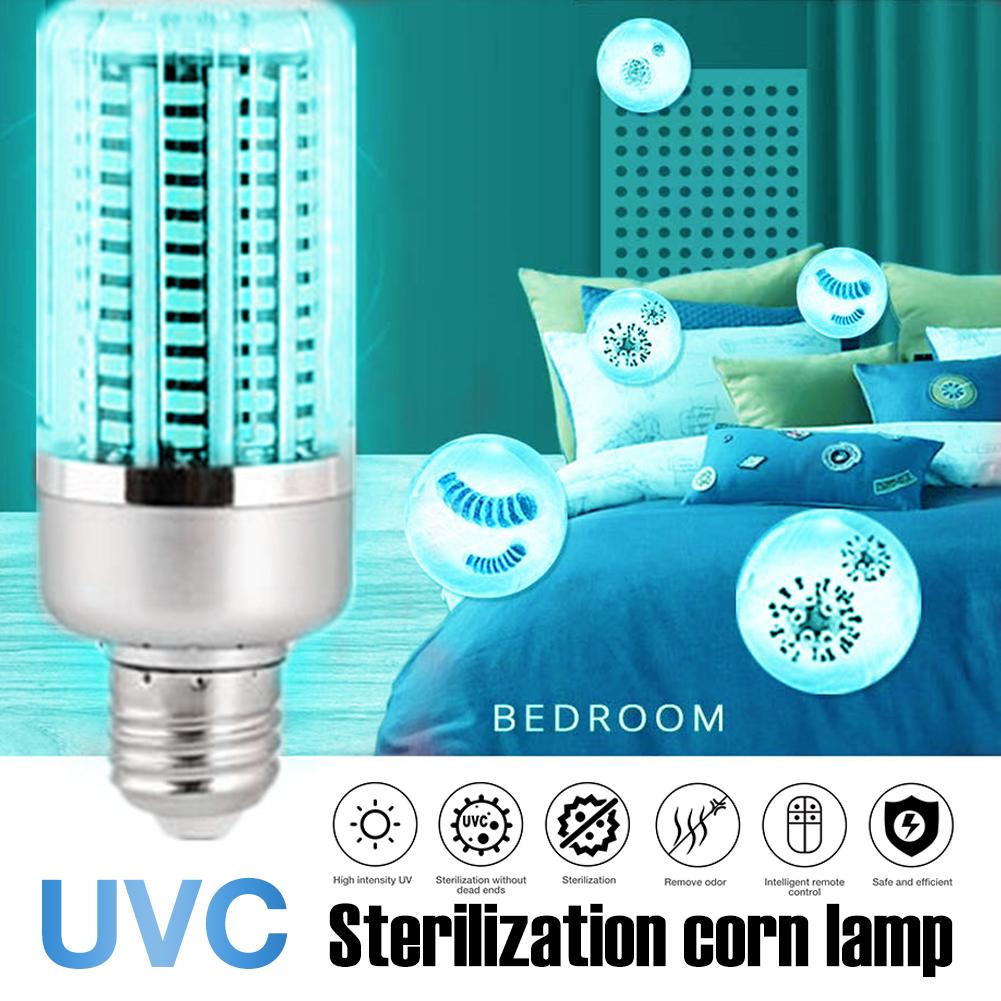 40/60/100W UV Germicidal Light Led UVC Light Bulb E27 Germicidal Lamp Remote Control Timing Killing Virus Mite Bacteria Kill Gem