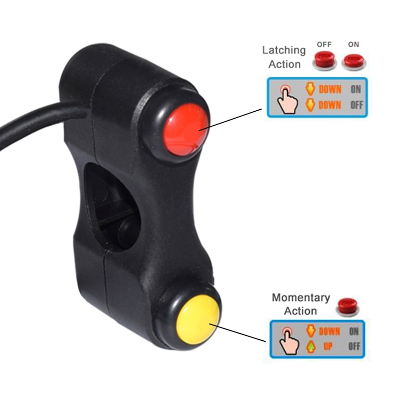 Motorcycle Electric Switch 7/8