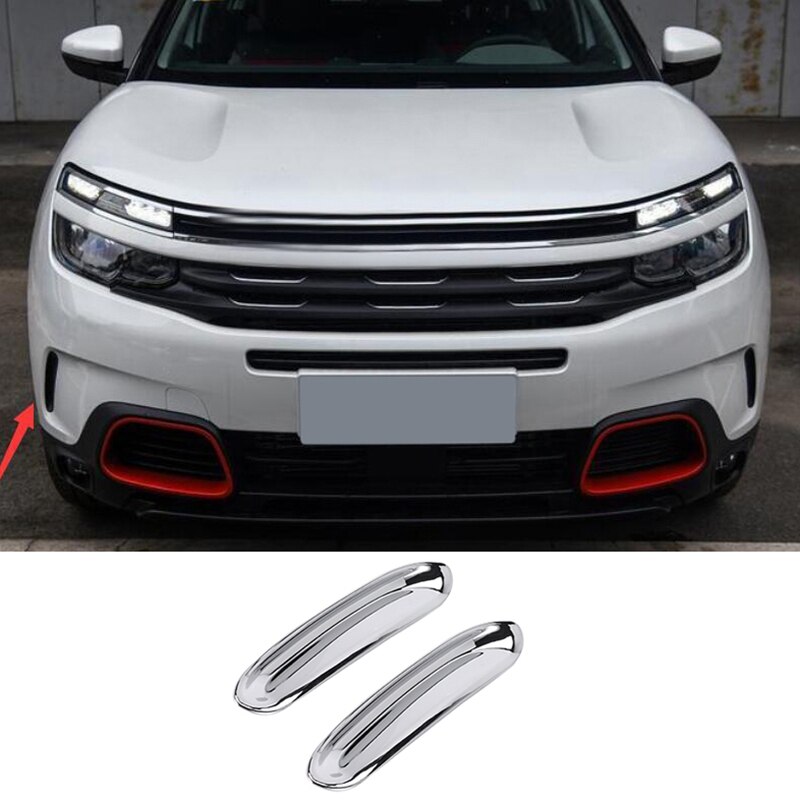 Car Front Bumper Air Outlet Cover Front Bumper Air Outlet Decorative Frame for Citroen C5 Tianyi Aircross: Default Title
