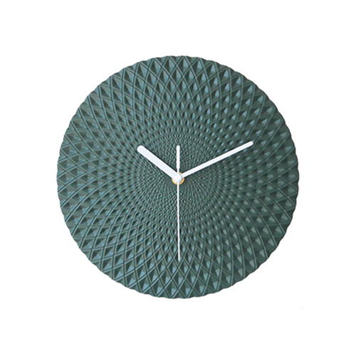 Blue Minimalist Wall Clock Living Room Large Silent Metal Wall Clock Modern Reloj Pared Grande Home Decor LL50WC: green
