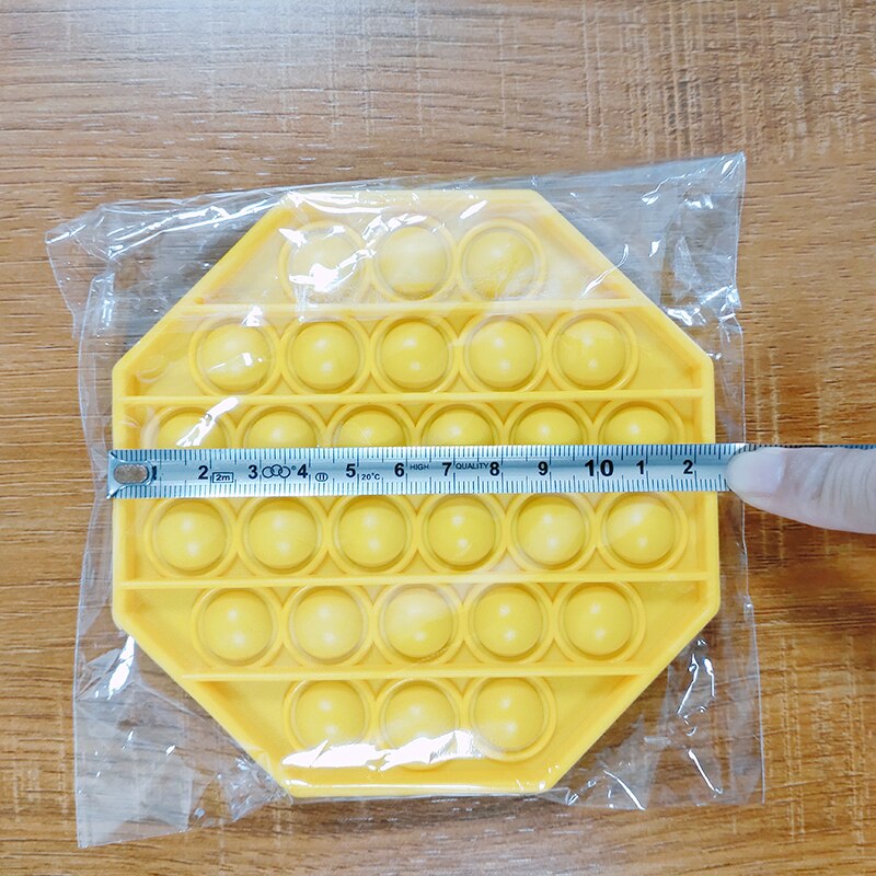 Pop Fidget Toy, jouet sensoriel Push Pop Bubble Fidget, pour autisme, besoins spéciaux, anti-Stress, jouets à compression