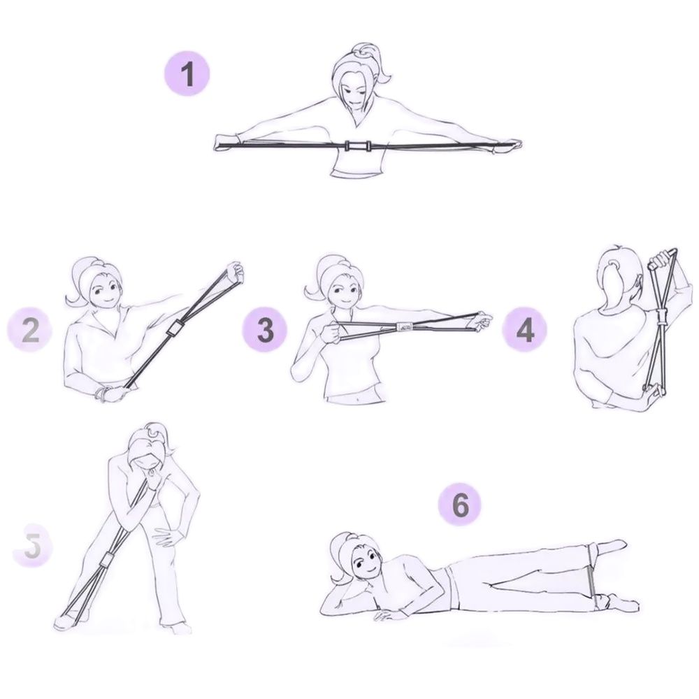 Yoga touw weerstandsbanden voor vrouwen fitness elastische oefenapparatuur praktijk stretching open schouder terug home gym