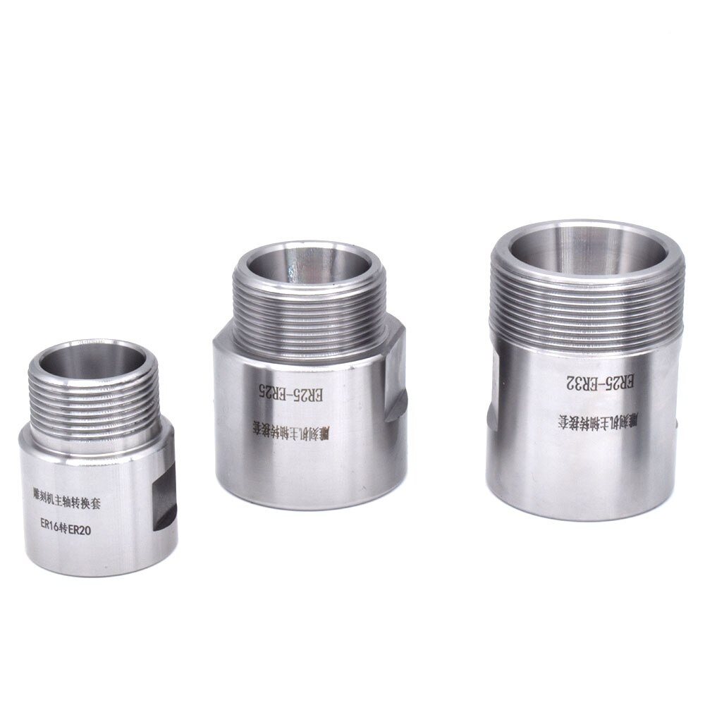 1pcs adapter er11 er16 er20 er25 er32 Extension rod spindle motor Rotor engraving machine spindle motor shaft sleeve