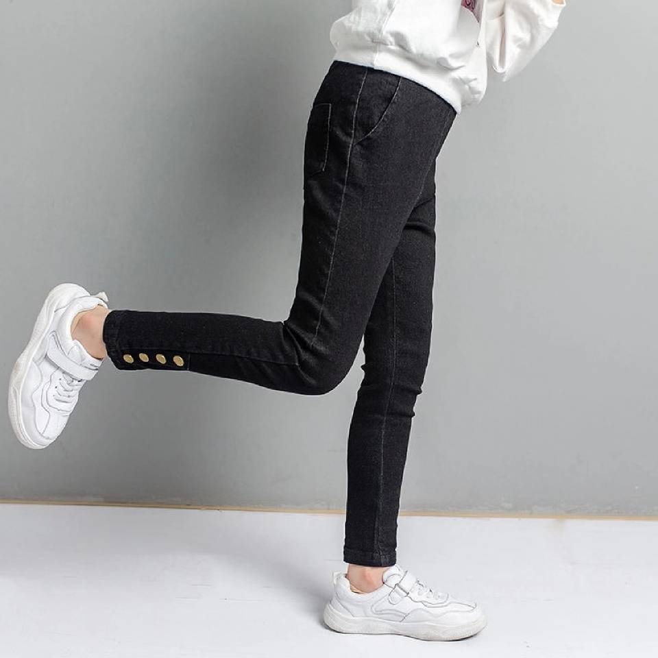 Mädchen Hose Mit Elastischem Bund - Lässige Freizeithose In 7 Farben 5-13 Jahre