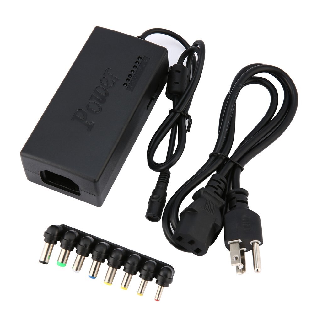 96W Universal Power Charger Charging Adapter AC 110V/240V For Laptop Notebook With 8 Different Size Detachable Plugs: Default Title