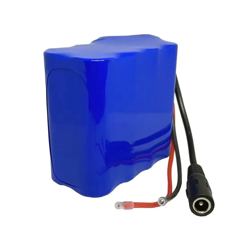 Batería de litio de 14,8 V/14,4 V, 6,8ah, 18650, 4S2P, 6800mAh, BMS integrado de 10A para altavoces Bluetooth y luces de pesca nocturna