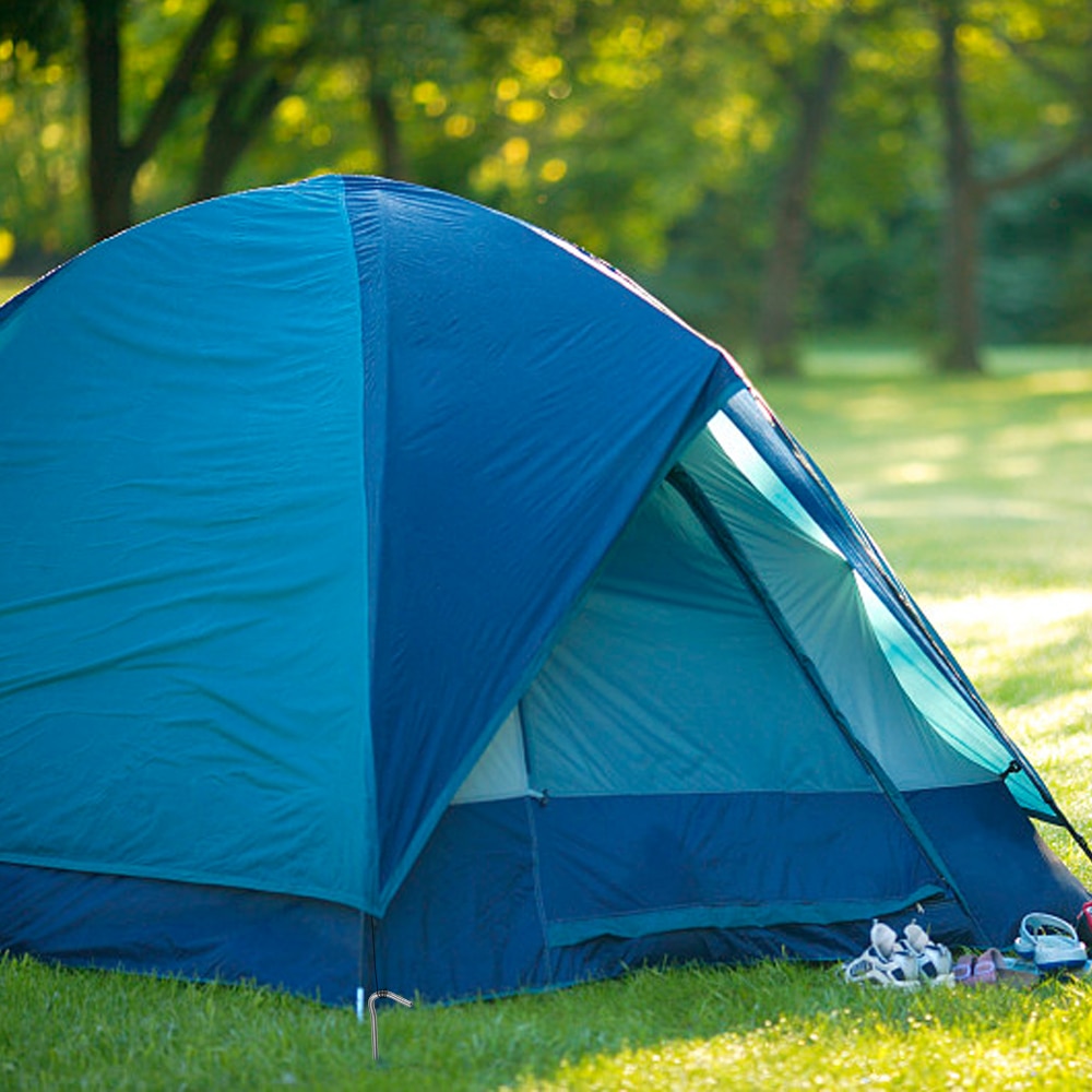 6 stücke/10 stücke Titan Heringe Titan Zelt NäGel draussen Camping Zelt Einsätze Biegen Haken Zelte Zubehör