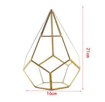 Verschiedene Unregelmäßige Geometrische Glas blume zimmer Sukkulenten Pflanzer Vase Terrarium Tabletop Topf DIY Heimat Sekretariat Hochzeit dekoration: 8