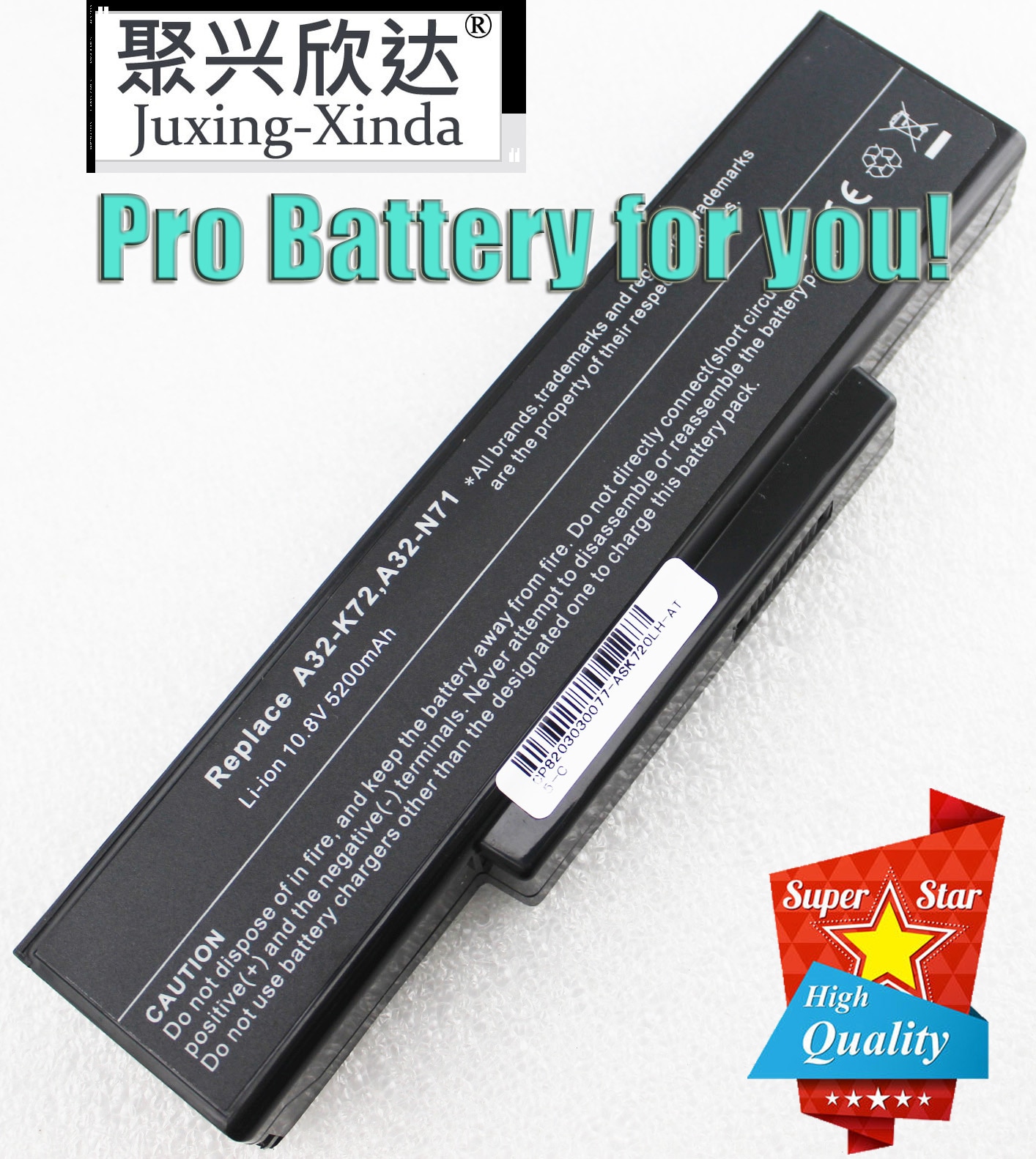 Bateria robić laptopa Asus A32-K72 A32-N71 K72 K72D K72F K72JR K73 K73SV K73S K73E N73SV k72-100 A72 N73 X77 zawodowiec7A X72 X73 X77 A73